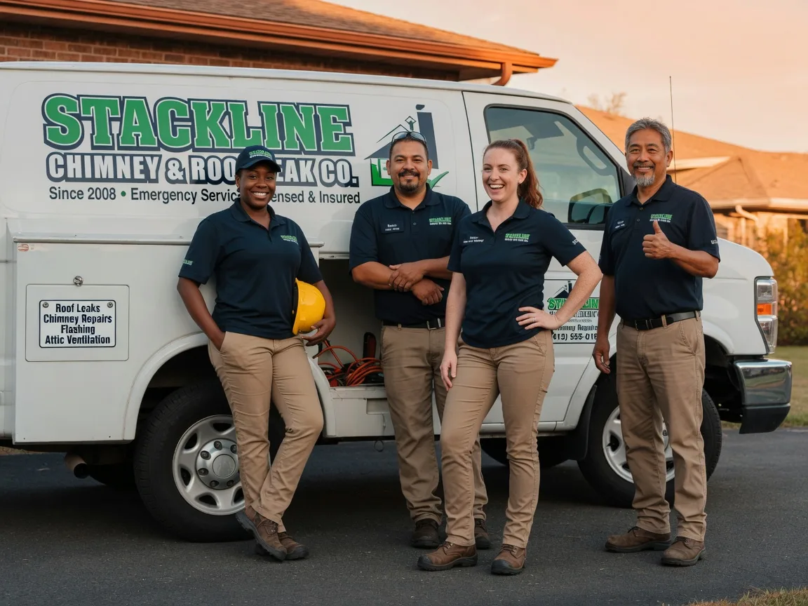 Chimney flashing repair company in Raleigh, MS